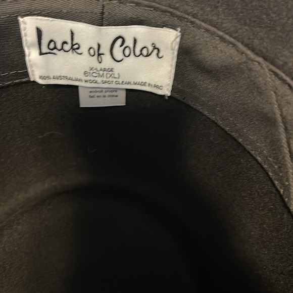 Lack of color black felt hat - Picture 5 of 5